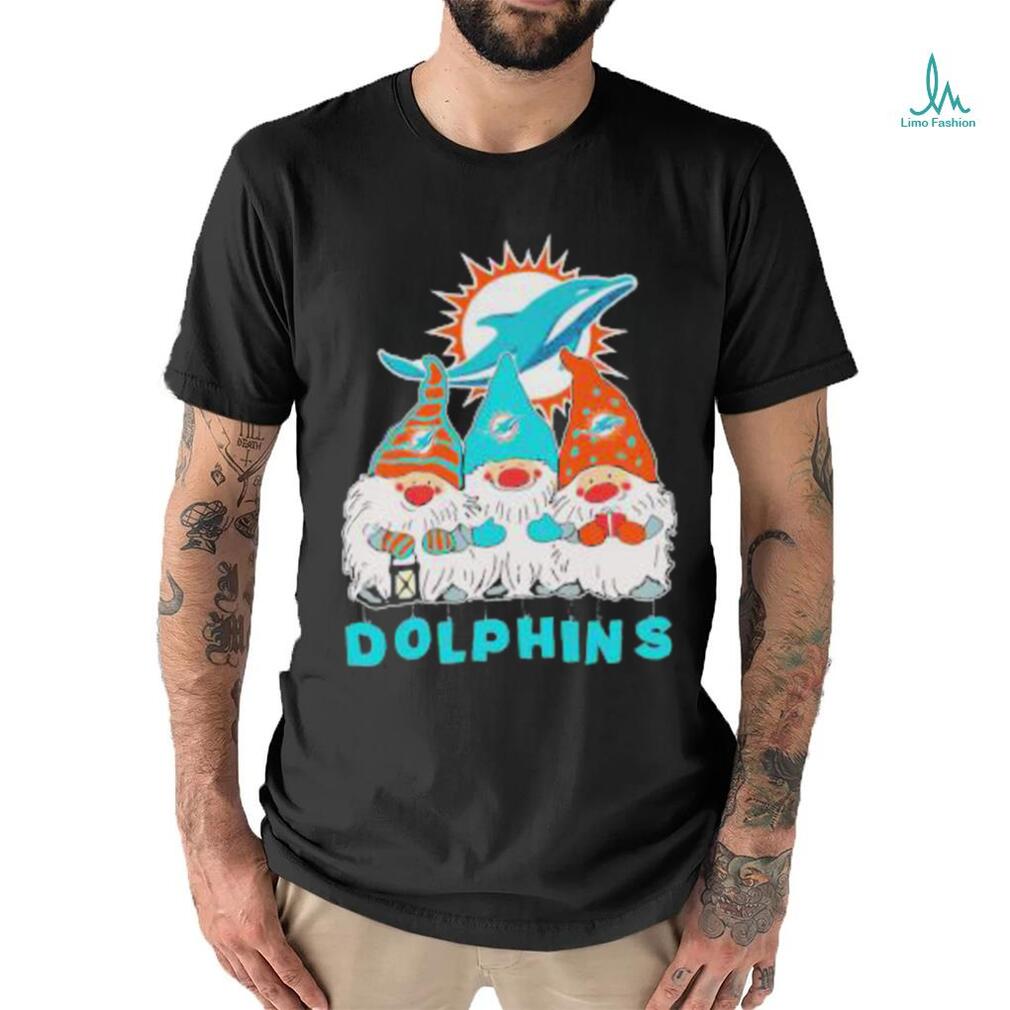 Miami Dolphins The Gnomes Christmas Gift Shirt - Limotees