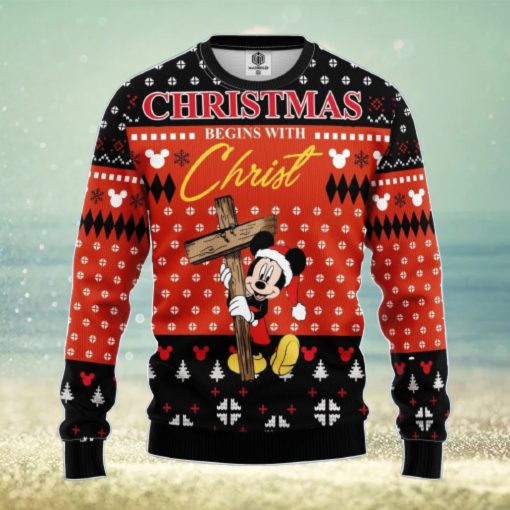 Mice Christ Amazing Gift Ugly Christmas 3D Sweater Christmas Gift For Men And Women