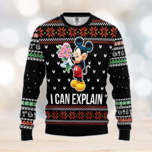 Mice Explain Amazing Gift Ugly Christmas 3D Sweater Christmas Gift For Men And Women