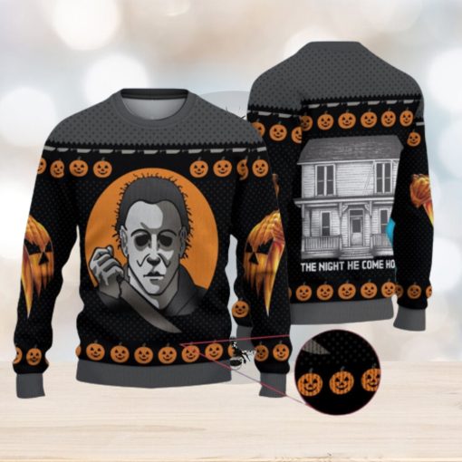 Michael Myers Christmas 3D All Over Printed Ugly Christmas Sweater Michael Myers Halloween