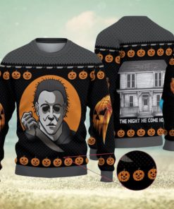 Michael Myers Christmas 3D All Over Printed Ugly Christmas Sweater Michael Myers Halloween