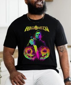 Michael Myers Halloween Fall to Pieces art shirt