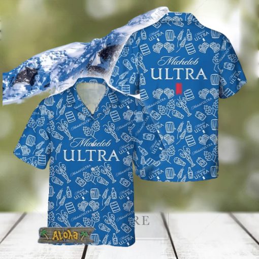 Michelob ULTRA Doodle Art Hawaiian Shirt For Men And Women Gift Hawaiian Beer