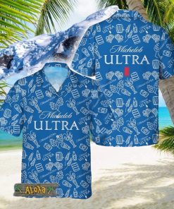 Michelob ULTRA Doodle Art Hawaiian Shirt For Men And Women Gift Hawaiian Beer