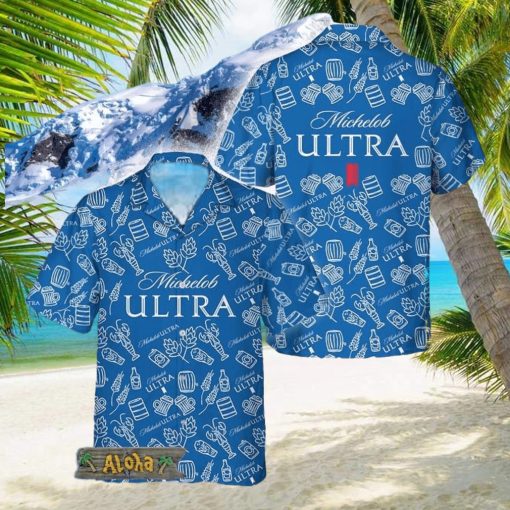 Michelob ULTRA Doodle Art Hawaiian Shirt For Men And Women Gift Hawaiian Beer