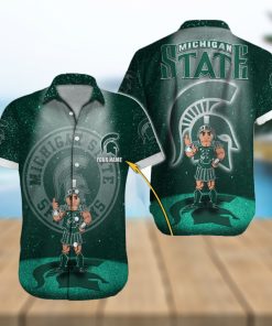 Michigan State Spartans NCAA Custom Name 3D Hawaiian Shirt Summer Funny Color For Men And Women