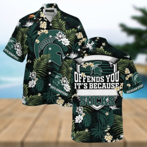 Michigan State Spartans Summer Hawaiian Shirt