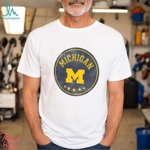 Michigan Wolverines Colosseum I'm Gorgeous Speckled Fleece Raglan Shirt