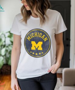 Michigan Wolverines Colosseum I'm Gorgeous Speckled Fleece Raglan Shirt