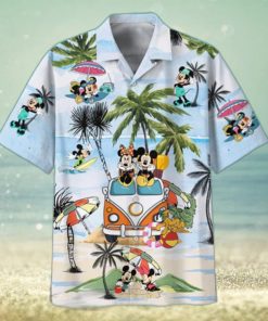 Mickey Mouse And Minnie Hawaiian Shirt Summer Vacation Gift