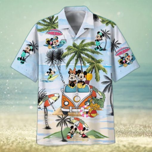 Mickey Mouse And Minnie Hawaiian Shirt Summer Vacation Gift