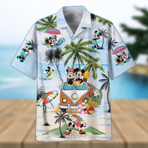 Mickey Mouse And Minnie Hawaiian Shirt Summer Vacation Gift