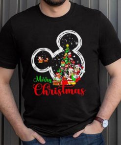Mickey Mouse Christmas Shirts, Disney Mickey Mouse Minnie Mouse Merry Christmas T shirt