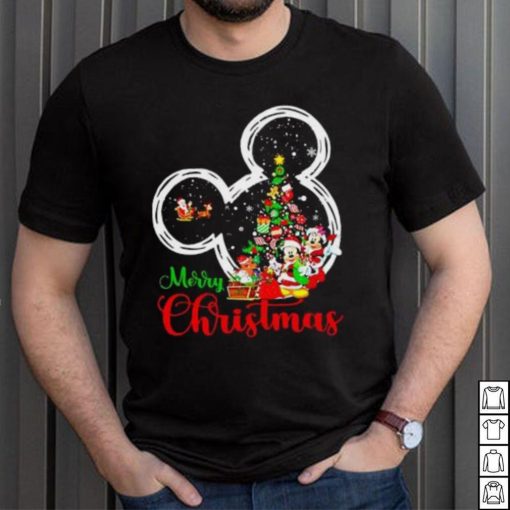 Mickey Mouse Christmas Shirts, Disney Mickey Mouse Minnie Mouse Merry Christmas T shirt