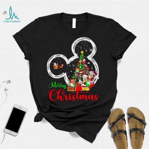 Mickey Mouse Christmas Shirts, Disney Mickey Mouse Minnie Mouse Merry Christmas T shirt