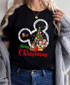 Mickey Mouse Christmas Shirts, Disney Mickey Mouse Minnie Mouse Merry Christmas T shirt