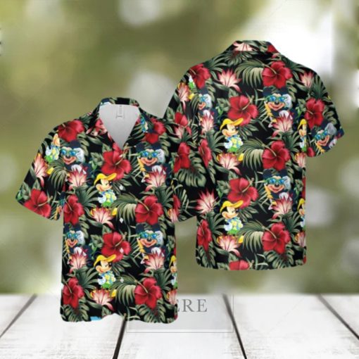 Mickey Mouse Hawaiian Shirt Hibiscus Flowers Pattern Gift For Disney Lovers