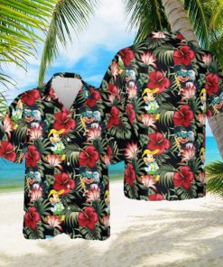 Mickey Mouse Hawaiian Shirt Hibiscus Flowers Pattern Gift For Disney Lovers