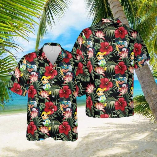 Mickey Mouse Hawaiian Shirt Hibiscus Flowers Pattern Gift For Disney Lovers