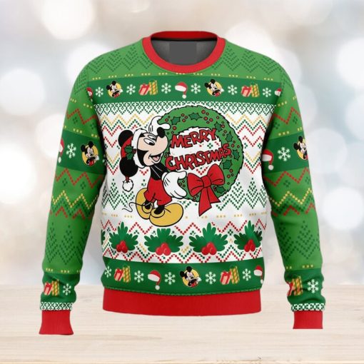 Mickey Mouse Merry Disney Ugly Christmas Sweater Holiday For Men And Women