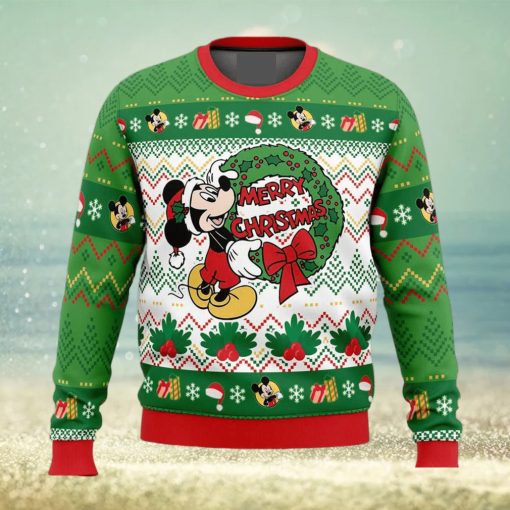 Mickey Mouse Merry Disney Ugly Christmas Sweater Holiday For Men And Women