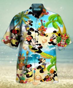 Mickey Mouse Minnie Hawaiian Shirt Disney Lovers Gift