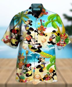 Mickey Mouse Minnie Hawaiian Shirt Disney Lovers Gift