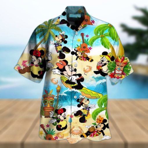 Mickey Mouse Minnie Hawaiian Shirt Disney Lovers Gift