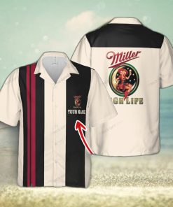 Miller High Life Unique Custom Name Hawaiian Shirt Love Beer Gift