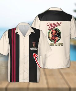 Miller High Life Unique Custom Name Hawaiian Shirt Love Beer Gift