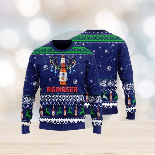 Miller Lite Beer Best Ugly Xmas Christmas Sweater Christmas Gift