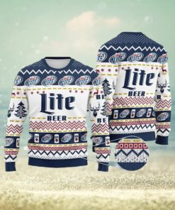 Miller Lite Beer Ugly Xmas Christmas Sweater Christmas Gift