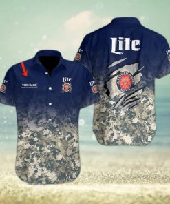 Miller Lite Custom Name Hawaiian Shirt For Man And Women Gift Beach