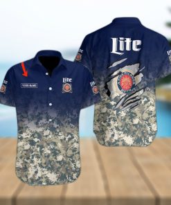 Miller Lite Custom Name Hawaiian Shirt For Man And Women Gift Beach