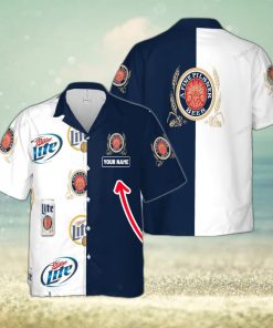 Miller Lite Latest Custom Name Hawaiian Shirt Love Beer Gift