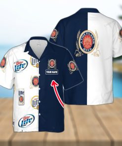 Miller Lite Latest Custom Name Hawaiian Shirt Love Beer Gift