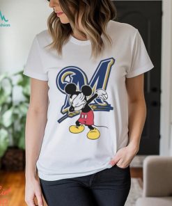 Milwaukee Brewers Mickey Mouse x Milwaukee Brewers Baseball Jersey