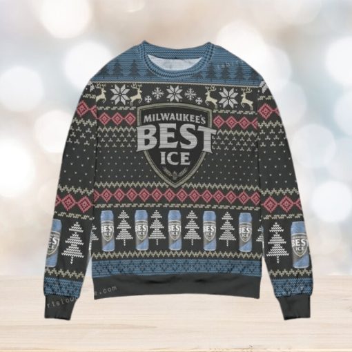 Milwaukee Is Best Ice Beer Snowflake Ugly Sweater Party