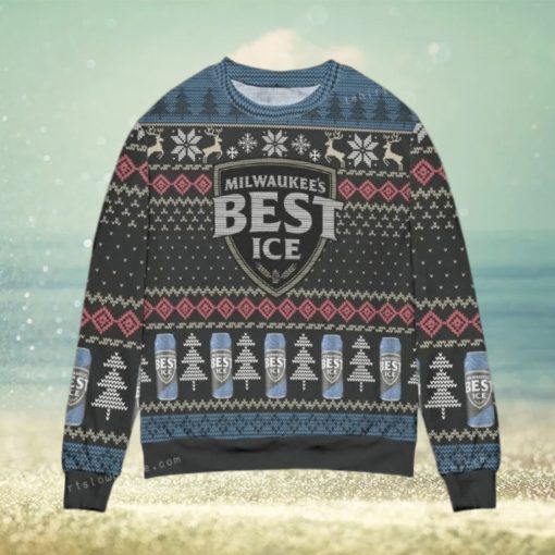 Milwaukee Is Best Ice Beer Snowflake Ugly Sweater Party