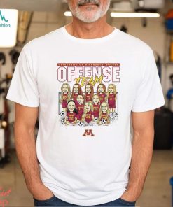 Minnesota Golden Gophers NCAA Women’s Soccer Offense Team Caricature shirt