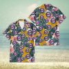 Minnesota Twins White Purple Hibiscus Pink Hummingbird Pink Background 3D Hawaiian Shirt Gift For Fans