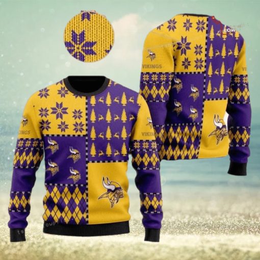 Minnesota Vikings Best Christmas Gift For Vikings Fans Womens Ugly Sweater