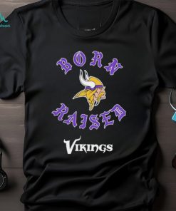 Minnesota Vikings Born X Raised Unisex T Shirt - Limotees