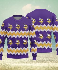 Minnesota Vikings Fans Reindeer Pattern Ugly Christmas Sweater Gift