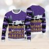 Los Angeles Dodgers Skull Pattern Knitted Ugly Christmas Sweater AOP Gift For Men And Women