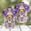 Minnesota Vikings Sugar Skull Nfl Hawaiian Shirt For Fans