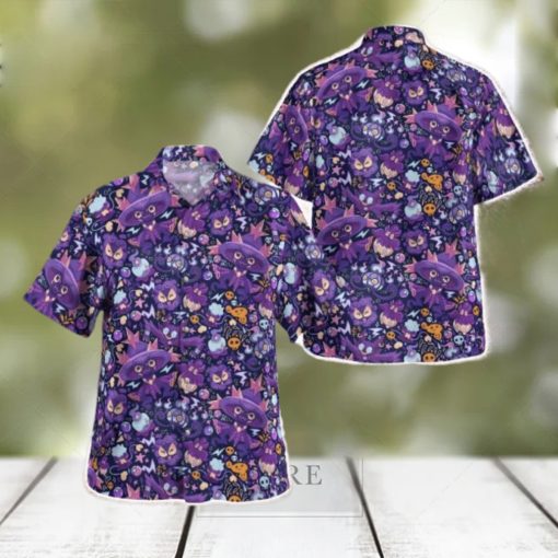 Mismagius Ghost Pokemon Tropical Hawaiian Shirt