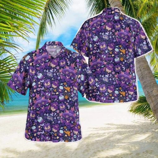 Mismagius Ghost Pokemon Tropical Hawaiian Shirt