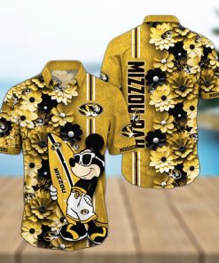 Missouri Tigers Aloha Mick Pattern Hawaiian Shirt For Fans