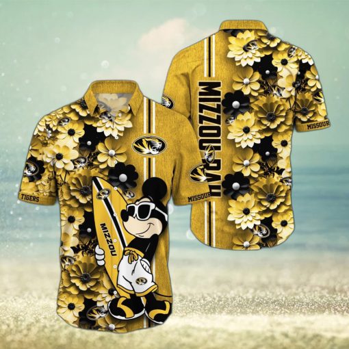 Missouri Tigers Aloha Mick Pattern Hawaiian Shirt For Fans